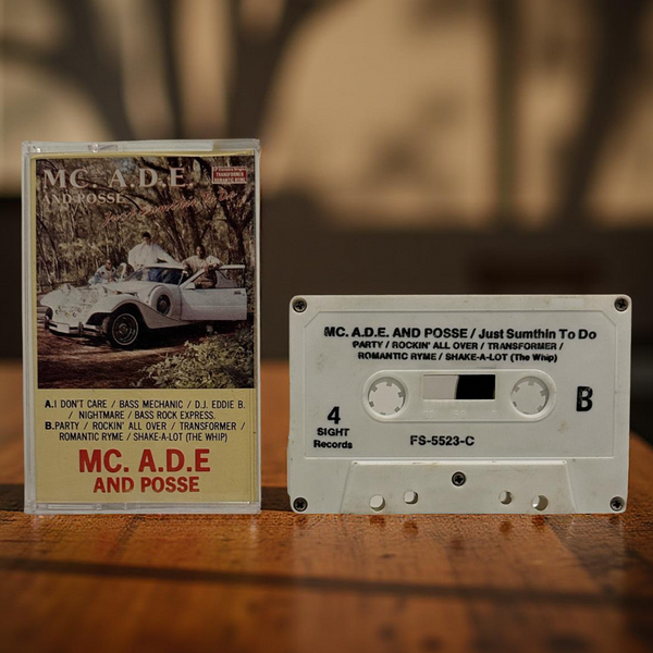 •MC. - A.D.E. AND POSSE - JUST SUMTHIN TO DO• ~1987 OG PRESSING~ (CASSETTE TAPE)