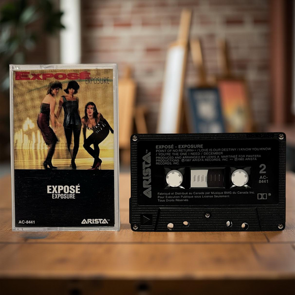 •EXPOSE - EXPOSURE• ~1987 OG CANADIAN PRESSING~ (CASSETTE TAPE) (BLACK SHELL)
