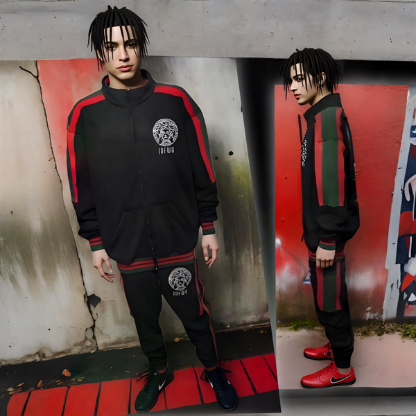 ^IDFWU V3R$@C3^ (STYLE) LUXURY ZIP UP TRACK SUITS (CUT & SEW)