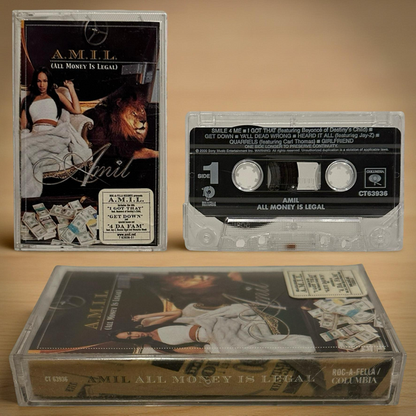 •AMIL - ALL MONEY IS LEGAL• ~2000 OG PRESSING~ (CASSETTE TAPE)