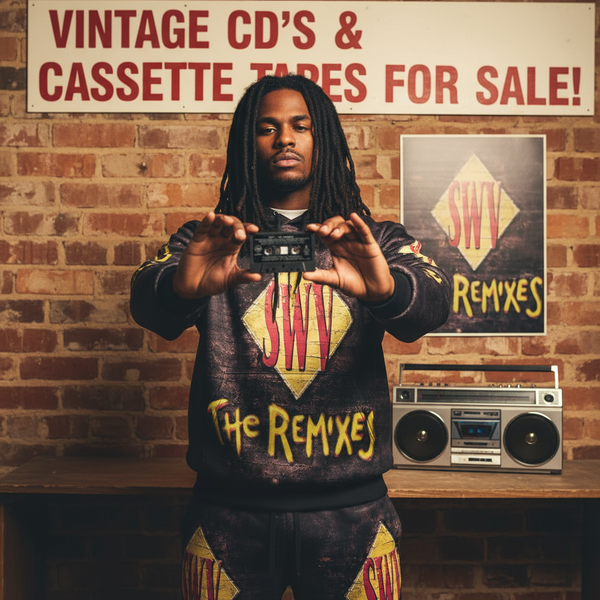 •SWV SISTERS WITH VOICES - THE REMIX EP• ~1994 OG CANADIAN PRESSING~ (CASSETTE TAPE) (HTF BLACK TAPE)