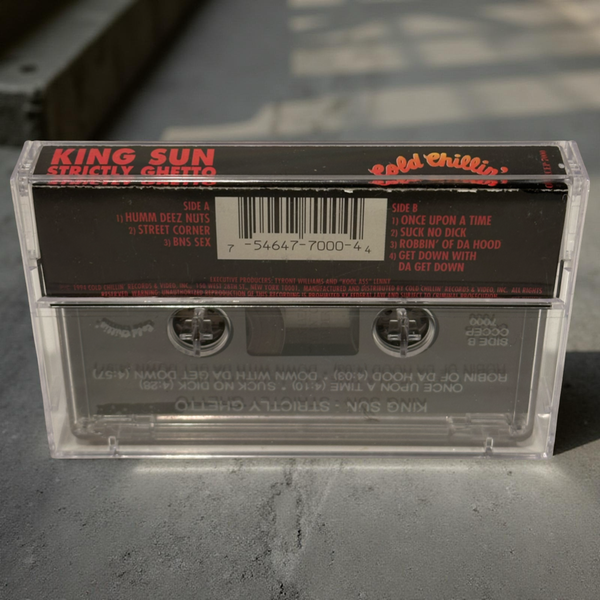 •KING SUN - STRICTLY GHETTO EP• ~1994 OG PRESSING~ (CASSETTE TAPE) (2)
