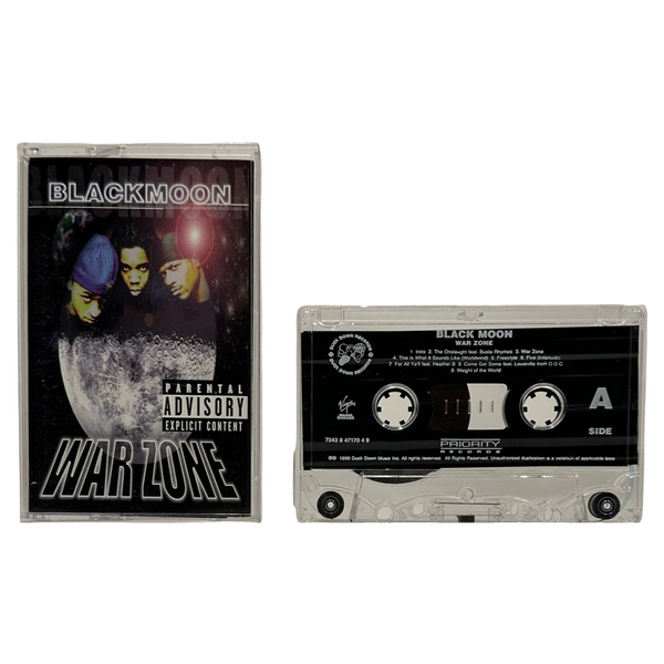 •BLACK MOON ~ WAR ZONE• ~1999 OG PRESSINGS~ (CD & CASSETTE TAPE)