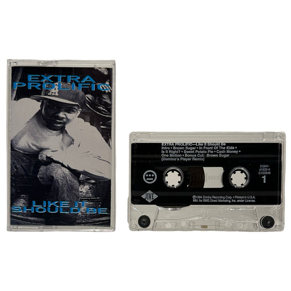 •EXTRA PROLIFIC - LIKE IT SHOULD BE• ~1994 OG PRESSINGS~ (CD & CASSETTE TAPE)