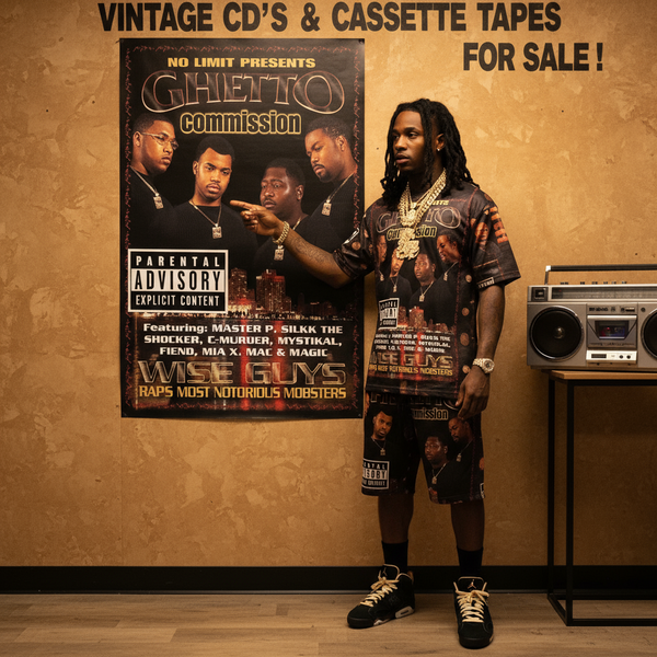 •GHETTO COMMISSION ~ WISE GUYS• ~1998 OG PRESSING~ (NO LIMIT) (CASSETTE TAPE)