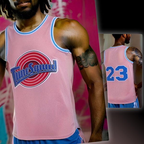 ^TUNE SQUAD 23^ Basketball Jerseys (Stitched Logos & Numbers)