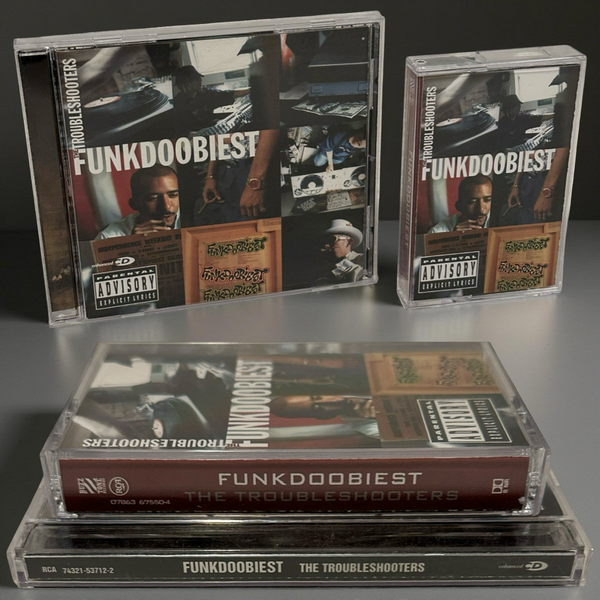 •FUNKDOOBIEST - THE TROUBLE SHOOTERS• ~1997 OG PRESSINGS~ (CD & CASSETTE TAPE)