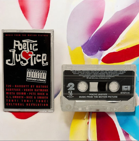 •POETIC JUSTICE - MUSIC FROM THE MOTION PICTURE• ~1993 OG PRESSING~ (CASSETTE TAPE)