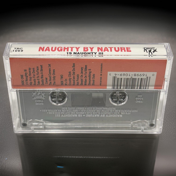 •NAUGHTY BY NATURE - NINETEEN NAUGHTY III• ~1993 OG PRESS~ (CASSETTE TAPE) (1)