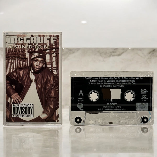 •McGRUFF - DESTINED TO BE• ~1998 OG PRESSING~ (CASSETTE TAPE)