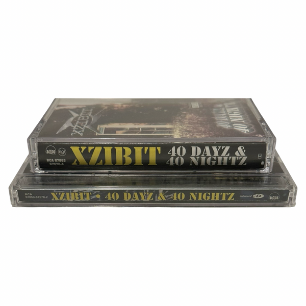 •XZIBIT - 40 DAYZ & 40 NIGHTZ• ~1998 OG PRESSINGS~ (CD & CASSETTE TAPE)