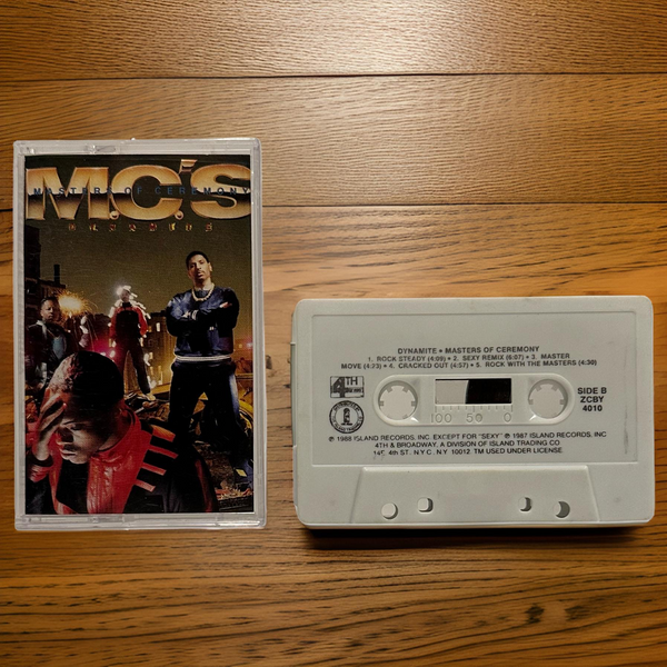 •MASTERS OF CEREMONY ~ DYNAMITE• ~1988 OG PRESSING~ (CASSETTE TAPE)
