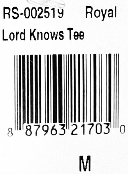 *ROCKSMITH* (BLUE) ~LORD KNOWS~ SHORT SLEEVE T-SHIRTS