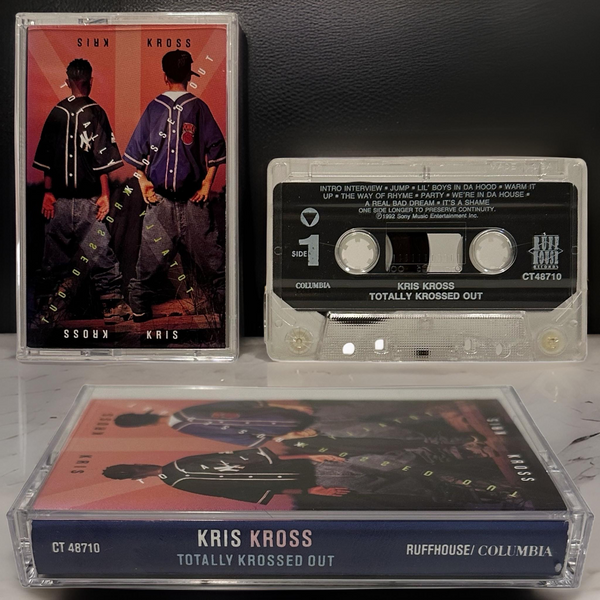 •KRIS KROSS ~ TOTALLY KROSSED OUT• ~1992 OG PRESSING~ (CASSETTE TAPE) (4)