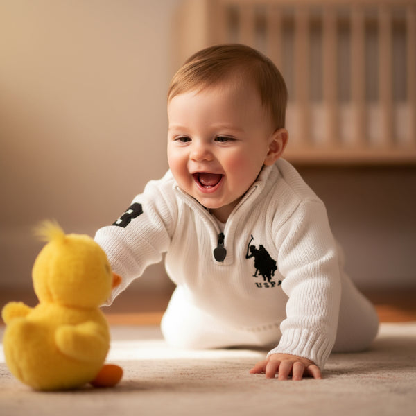 *U.S. POLO ASSN.* ~1/4 ZIP UP SWEATER FOR KIDS~ (3 MONTH)