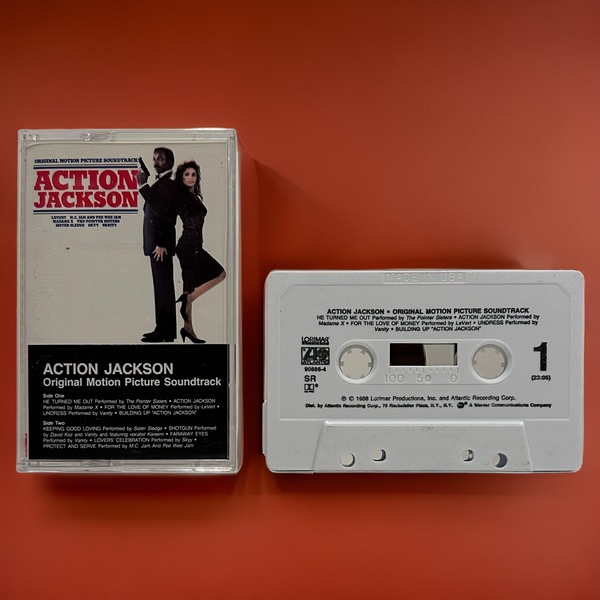 •ACTION JACKSON ~ SOUNDTRACK• ~1988 OG PRESSING~ (CASSETTE TAPE)