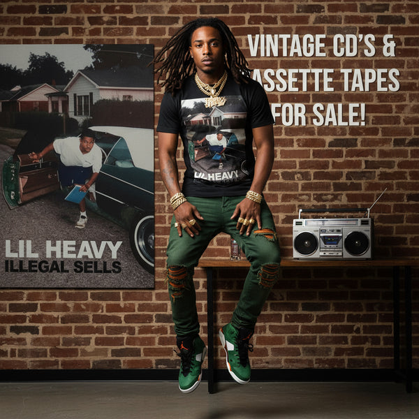 •LIL HEAVY ~ ILLEGAL SELLS• ~2020 REPRESSING~ (RECORDED IN 1996) (CASSETTE TAPE)