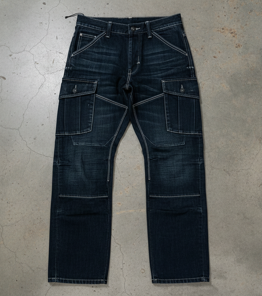 *Jack & Jones* •Heavy Denim Jeans• (29” X 32”) (DARK NAVY)