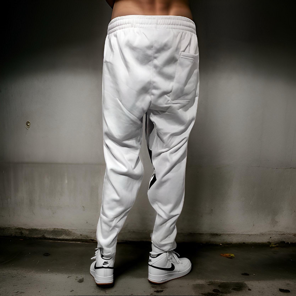^SEAN JOHN^ (WHITE) POLYESTER JOGGER SWEATPANTS (XB SIZED)