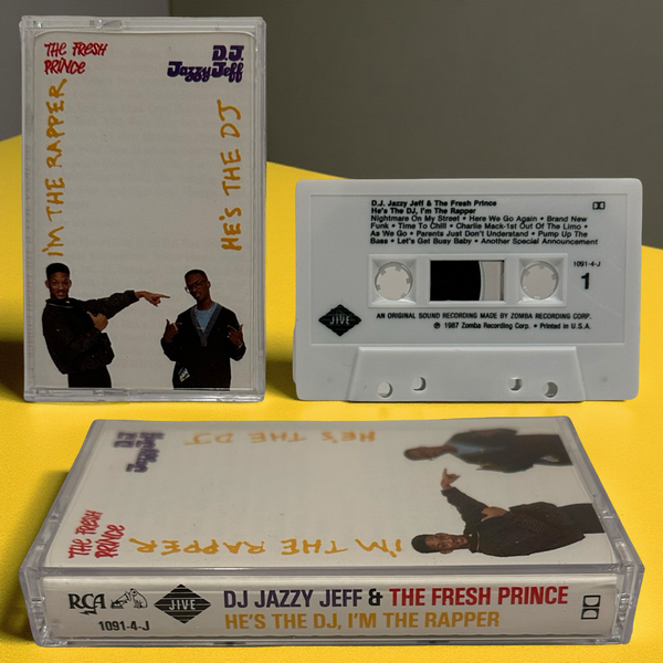 •D.J. JAZZY JEFF & THE FRESH PRINCE - HE’S THE DJ, I’M THE RAPPER• ~1988 OG PRESSING~ (CASSETTE TAPE) (3)