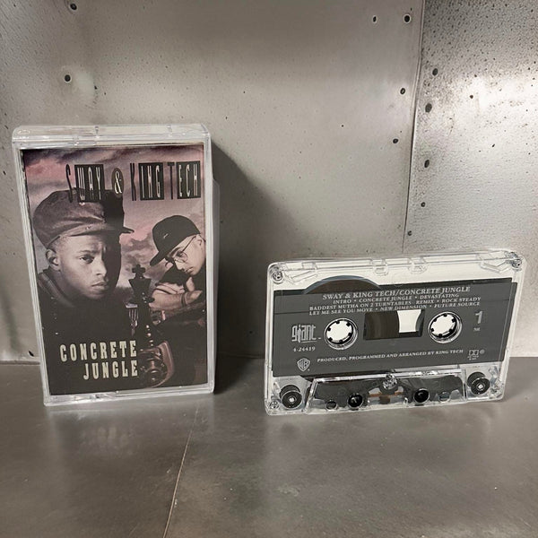 •SWAY & KING TECH ~ CONCRETE JUNGLE• (1991 OG PRESSING) (CASSETTE TAPE)