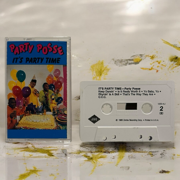 •PARTY POSSE - IT’S PARTY TIME• ~1989 OG PRESSING~ (CASSETTE TAPE)