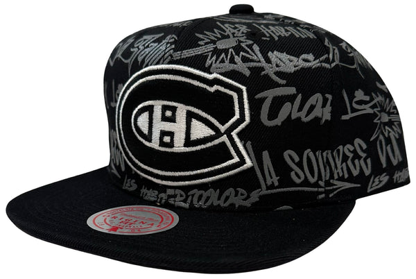 *Montreal Canadiens* snapback hats by Mitchell & Ness