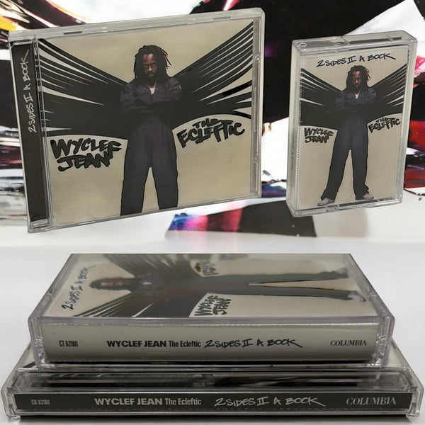•WYCLEF JEAN - THE ECLEFTIC: 2 SIDES II A BOOK• ~2000 OG PRESSINGS~ (CD & CASSETTE TAPE)