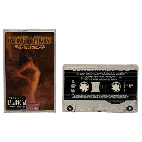 •THE HIGH & MIGHTY - HOME FIELD ADVANTAGE• ~1998 OG CANADIAN PRESSINGS~ (CD & CASSETTE TAPE)