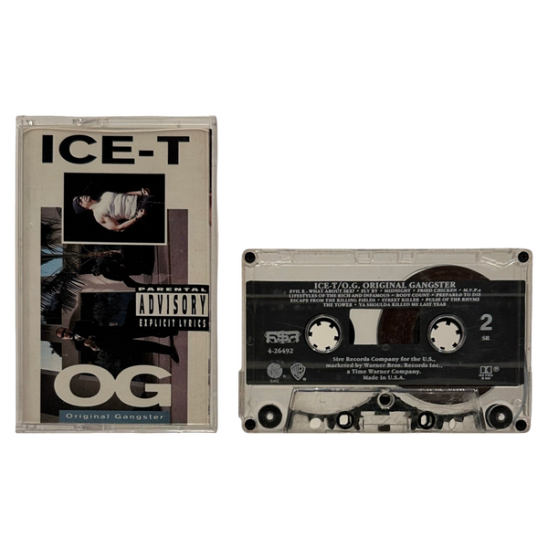 •ICE-T - ORIGINAL GANGSTER• ~1991 OG PRESSINGS~ (CASSETTE TAPE)