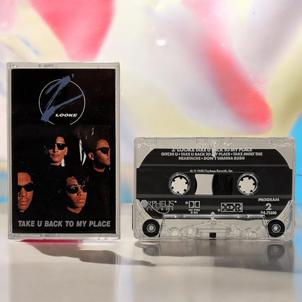 •Z’LOOKE - TAKE U BACK TO MY PLACE• ~1988 OG PRESSING~ (CASSETTE TAPE)