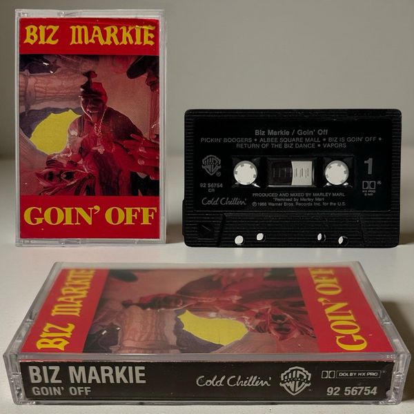 •BIZ MARKIE - GOIN’ OFF• ~1988 OG CANADIAN PRESSING~ (CASSETTE TAPE) (BLACK SHELL)