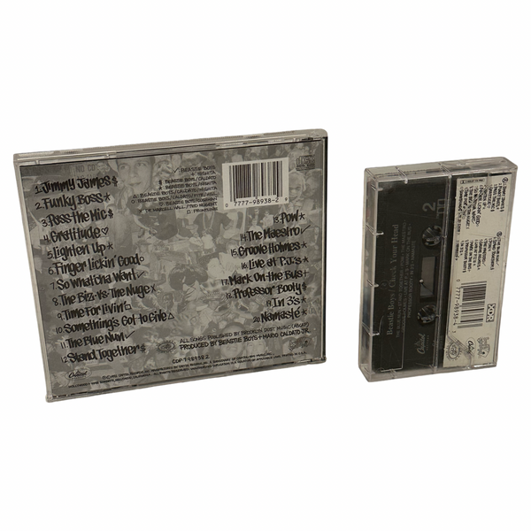 •BEASTIE BOYS - CHECK YOUR HEAD• ~1992 OG PRESSINGS~ (CD & CASSETTE TAPE)