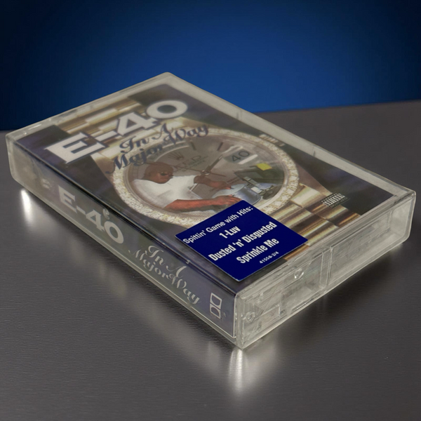 •E-40 - IN A MAJOR WAY• ~1995 OF PRESSING~ (SEALED CASSETTE TAPE)