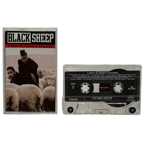 •BLACK SHEEP - A WOLF IN SHEEP’S CLOTHING• ~1991 OG PRESSING~ (CASSETTE TAPE)