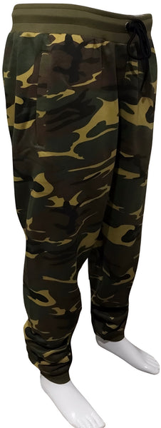 ^CHIEFIN’^ ~ADI-FEATHER~ (MILITARY CAMOUFLAGE) EMBROIDERED JOGGER SWEATPANTS