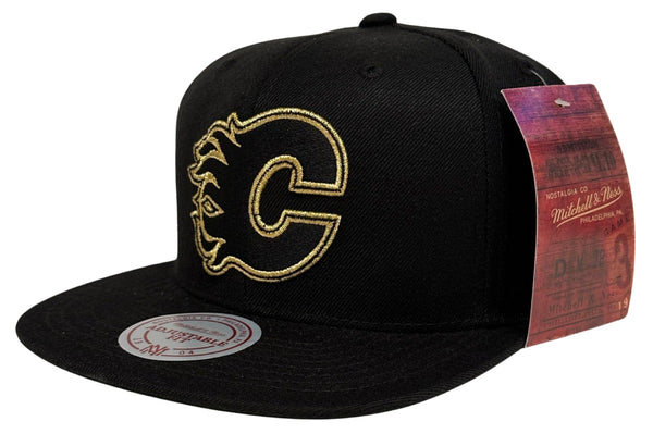 *Calgary Flames* snapback hats by Mitchell & Ness