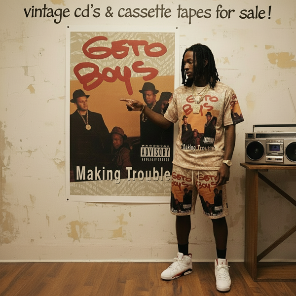 •GETO BOYS - MAKING TROUBLE• ~1988 PRIORITY RECORDS REPRESSING~ (CASSETTE TAPE)