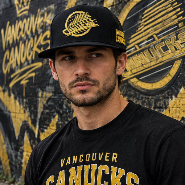 *VANCOUVER CANUCKS* Snapback hat by Mitchell & Ness (Dealer Sample)