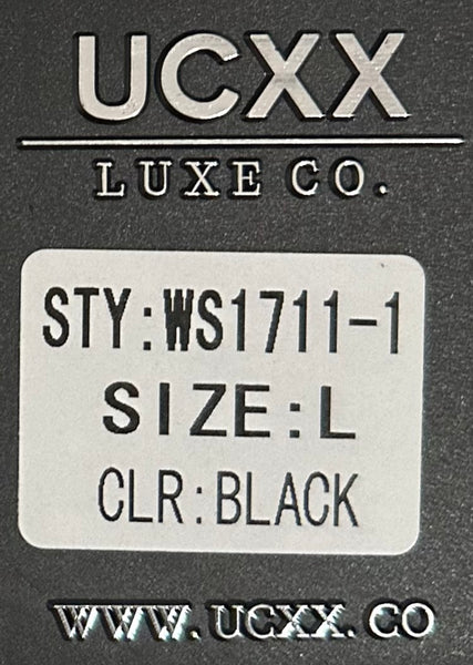 ^UCXX^ (BLACK-MULTI) TRACK PANTS (ANKLE ZIPS)
