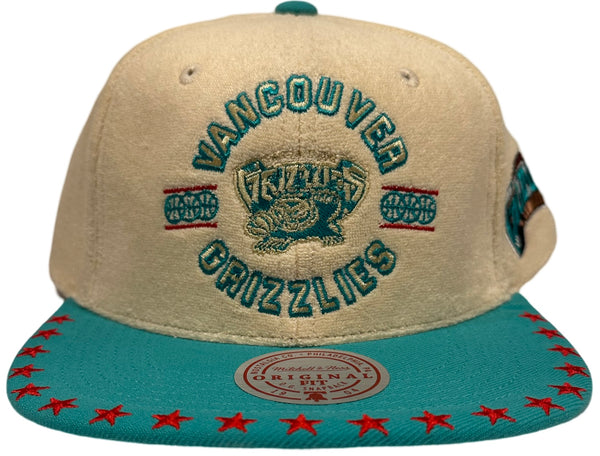 *Vancouver Grizzlies* snapback hats by Mitchell & Ness