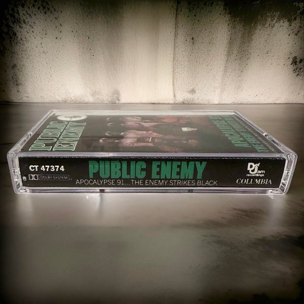 •PUBLIC ENEMY ~ APOCALYPSE 91… THE EMPIRE STRIKES BLACK• (1991 OG PRESSING) (CASSETTE TAPE)