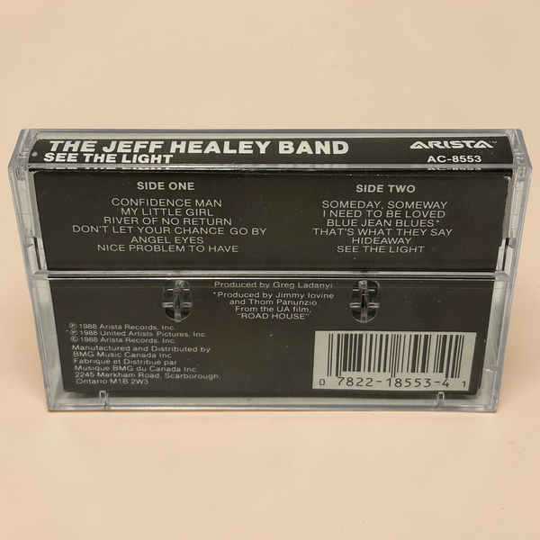 •THE JEFF HEALEY BAND ~ SEE THE LIGHT• ~1988 OG CANADIAN PRESSINGS~ (CD & CASSETTE TAPE)