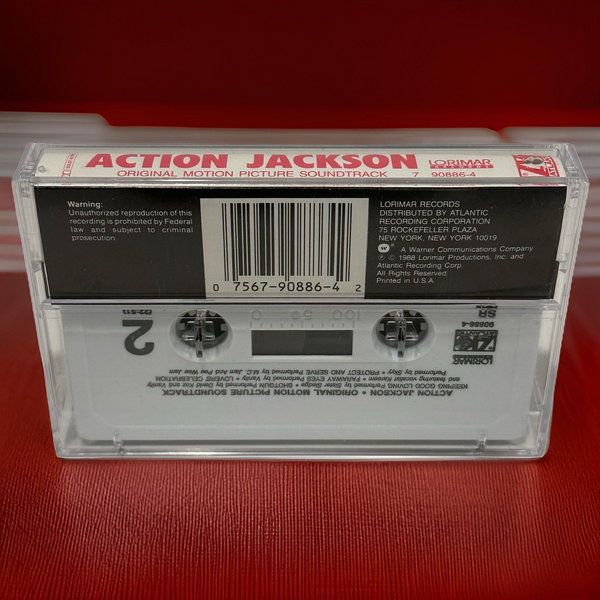 •ACTION JACKSON ~ SOUNDTRACK• ~1988 OG PRESSING~ (CASSETTE TAPE)