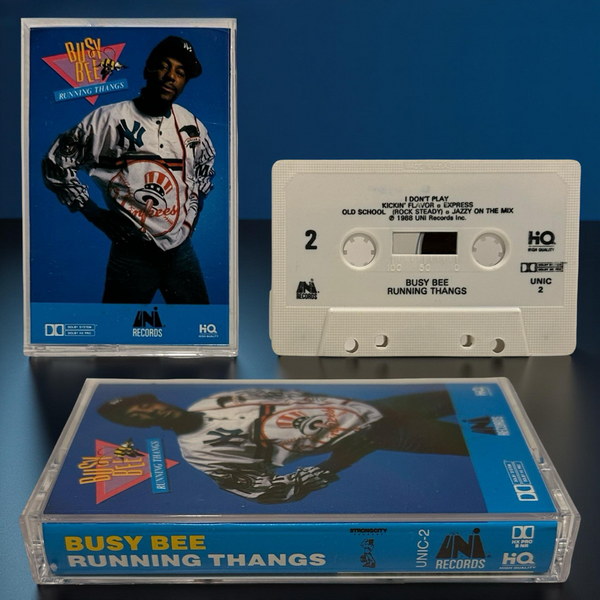 •BUSY BEE - RUNNING THANGS• ~1988 OG PRESSING~ (CASSETTE TAPE)