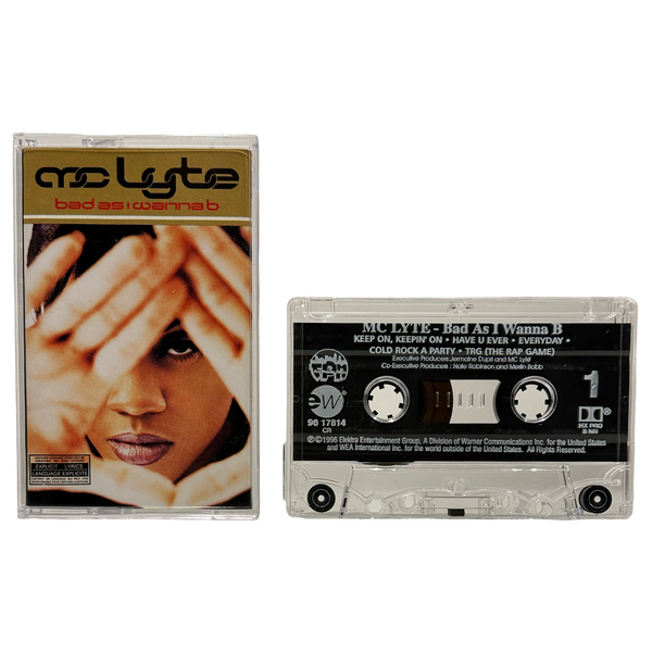 •MC LYTE - BAD AS I WANNA BE• ~1996 OG PRESSING~ (CASSETTE TAPE)