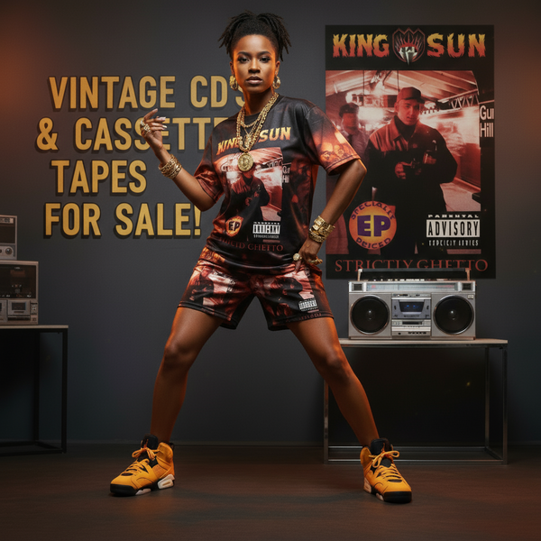 •KING SUN - STRICTLY GHETTO EP• ~1994 OG PRESSING~ (CASSETTE TAPE) (2)