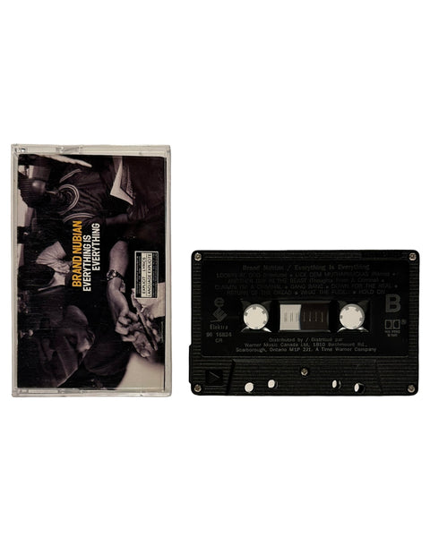 •BRAND NUBIAN - EVERYTHING IS EVERYTHING• ~1994 OG CANADIAN PRESSING~ (CASSETTE TAPE) (BLACK SHELL)