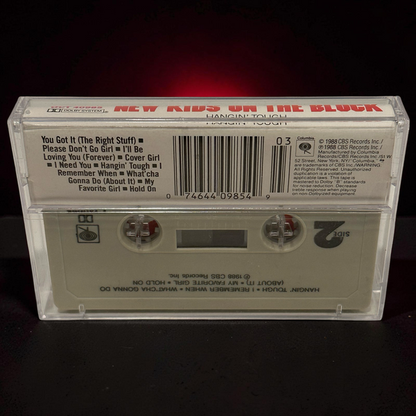•NEW KIDS ON THE BLOCK ~ HANGIN’ TOUGH• ~1988 OG PRESSINGS~ (CD & CASSETTE TAPE)