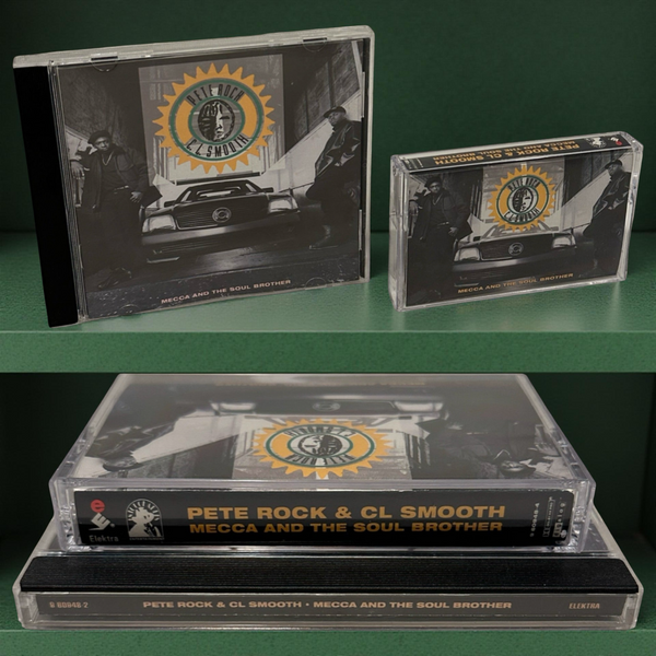 •PETE ROCK & C.L. SMOOTH - MECCA AND THE SOUL BROTHER• ~1992 OG PRESSINGS~ (CD & CASSETTE TAPE)